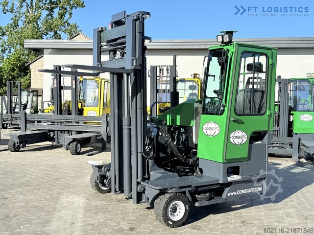 Karrocë pirunësh me katër drejtime Combilift C3500 DIESEL DUPLEX 4100 FREE LIFT CABIN