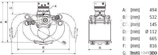 Други  DMS SG2030 inkl. Rotator Sortiergreifer / NEU