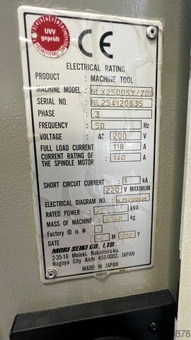 CNC стругово-фрезови център DMG MORI NLX2500SY/700 mit WH10 Automation