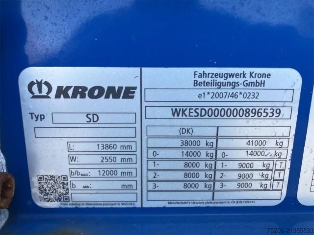 Semi-reboque Krone Profi Liner Standard