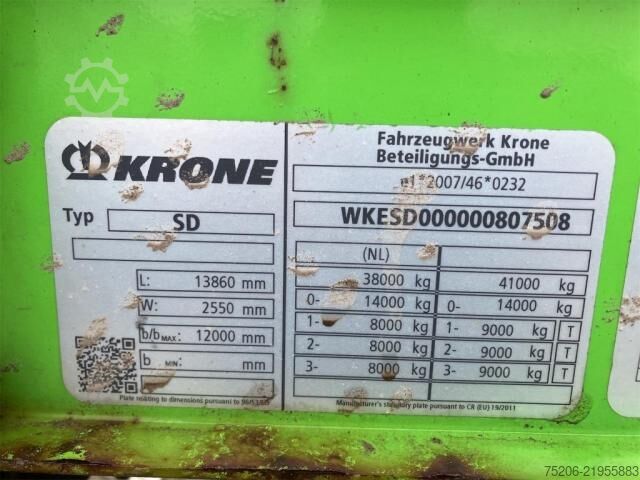 Semi-reboque Krone Profi Liner Standard
