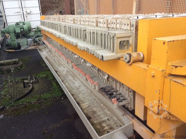 Komora filtar pritisnite filterpress 800/80 Netzsch Filterpresse Netzsch 800 /80