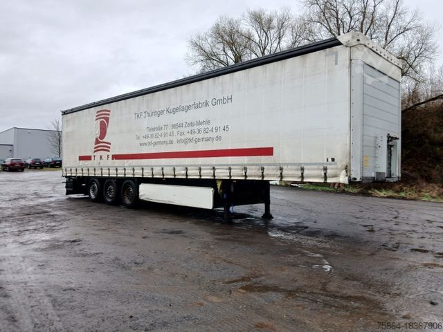 Open semitrailer with tarp SCHMITZ CARGOBULL S01 , Standard