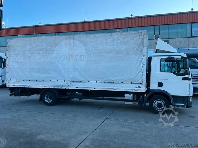 Бортовой грузовик с тентом MAN TGL 12.220 * ACC-SPUR-ASST *  BORDWAND * SAXAS *