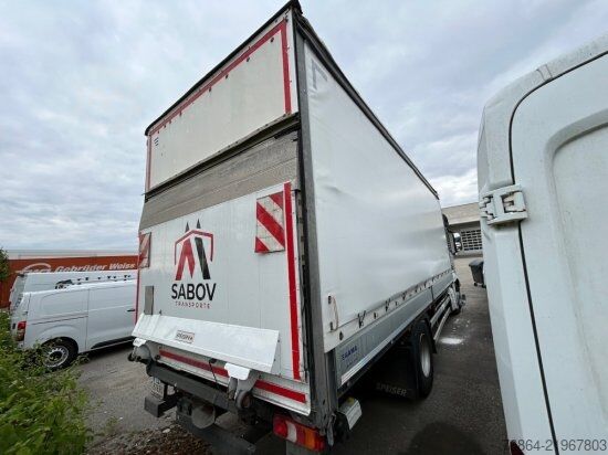 Camião plataforma com lona MERCEDES-BENZ ACTROS 1833 4X2, SCHIEBEPLANE, LADEBORDWAND, EDSCHA-VERDECK,