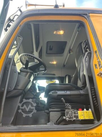 Camion basculante trilateral MERCEDES-BENZ AROCS 4151, 8X4 MEILLER-GESTEINSKIPPER, EURO 6, BORDMATIK, RETARDER, BLATT-BLATT