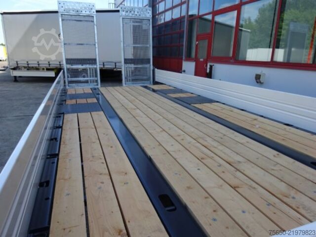 Low loader trailer Möslein TTT 11-6,2 BR Weiß  Tandemtieflader mit breiten RampenNeufahrzeug