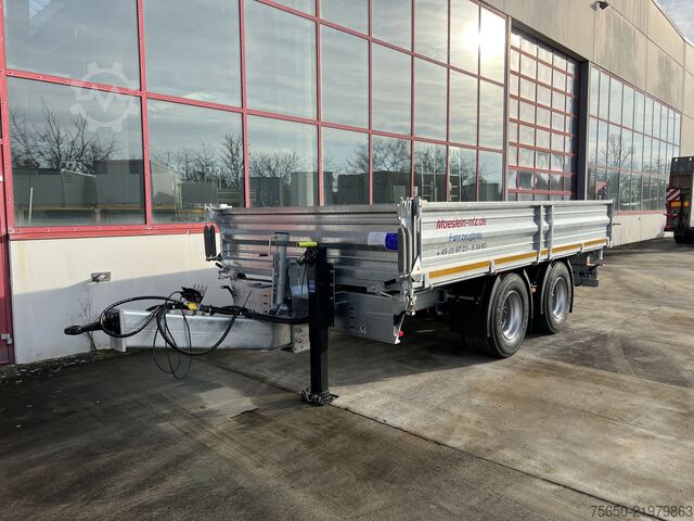 Tipper trailer Möslein TTD 19 B  19 t Tandemkipper- Tieflader, Breitbereifung
