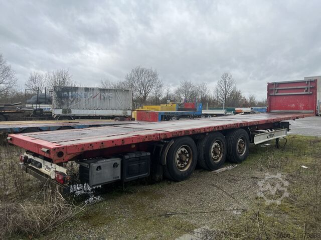 Atvira puspriekabė Fliegl SDS350  3 Achs Sattelauflieger