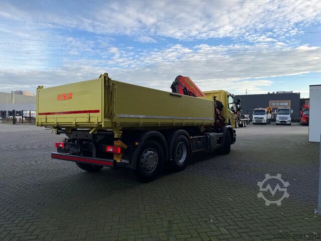 รถดั๊มพ์ 3 ทาง Scania P360 6x2 3 zijdige Kipper/ Palfinger PK 18002-E...