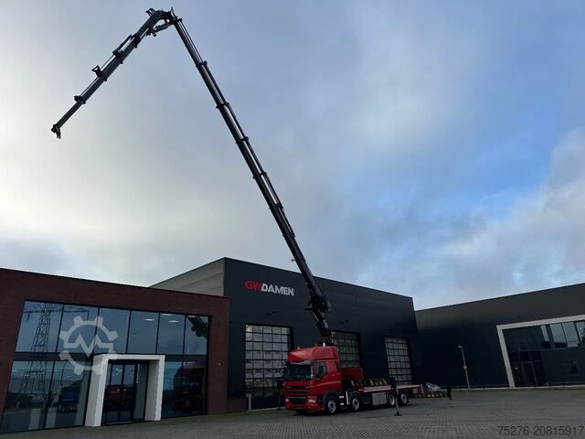 Vrachtwagen met kraan DAF CF 85.410 8x2 Hiab 1055-8+Fly jib Euro 5