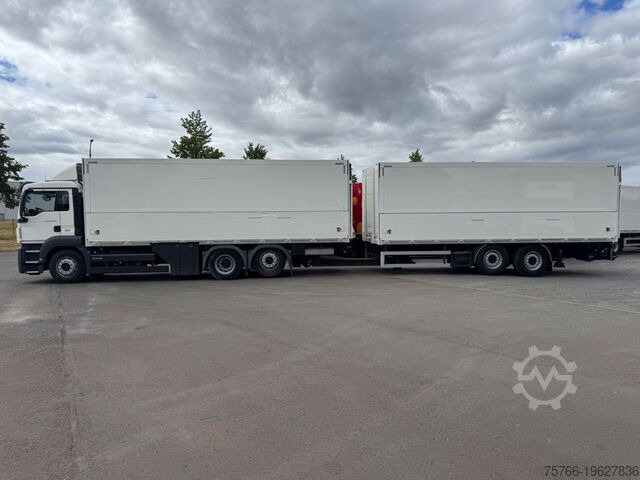 음료 트럭 MAN TGS 26.440 / 2 x LBW / KOMPLETTZUG / 38 PAL