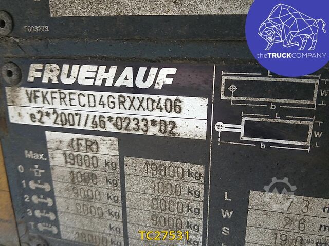 Schiebeplanen Fruehauf