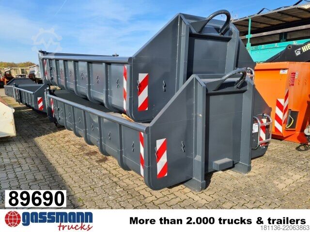 Cassone scarrabile  Abrollcontainer mit Klappe ca. 9 m³,