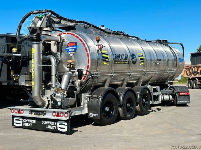 Semi trailer tangki  SCHWARTE JANSKY Hochleistungs-Zubringer, MIETEN?