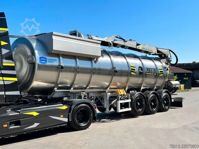 Semi trailer tangki  SCHWARTE JANSKY Hochleistungs-Zubringer, MIETEN?
