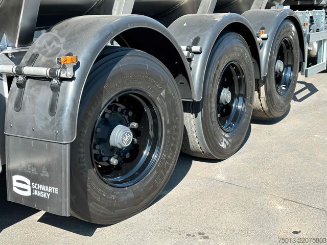 Semi trailer tangki  SCHWARTE JANSKY Hochleistungs-Zubringer, MIETEN?