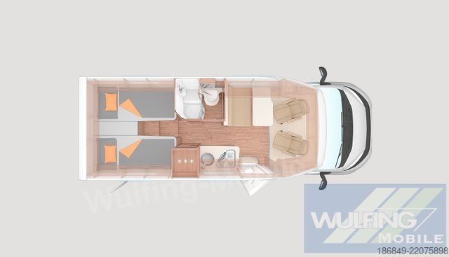 Teilintegriertes Wohnmobil WEINSBERG CaraCompact 600 MEG Pepper Fiat 2x Klima 2026