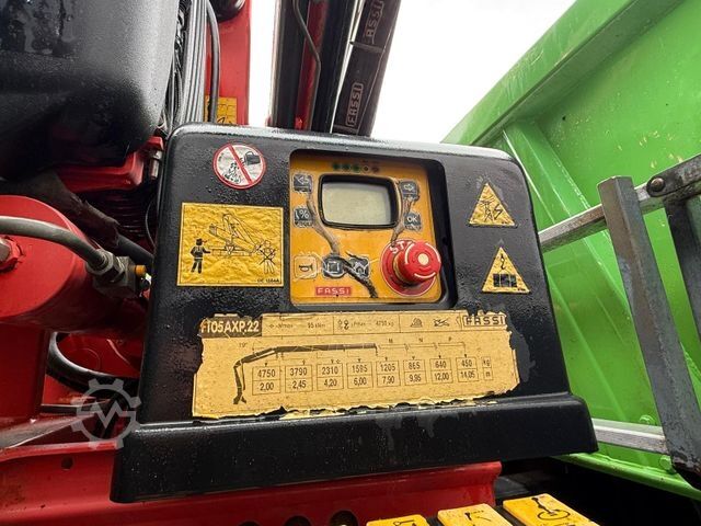 ত্রি-দিক ডাম্প ট্রাক MERCEDES-BENZ Actros 2036 4x4BB/MEILLER DSK 6m³/ FASSI F105XP