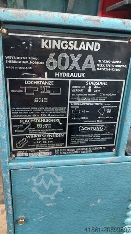 Profilstål saks + hul KINGSLAND 60 XA