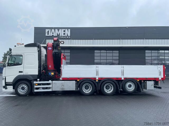 Tovornjak z žerjavom Volvo FM 500 FM 500 8X4 TRIDEM HMF 3220-K5 JIB FJ1000 K5