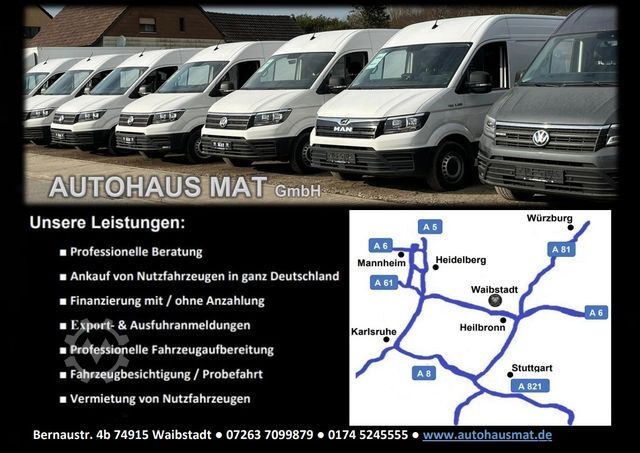Furgoneta de caja alta VOLKSWAGEN T6 2,0 TSI EXTRA HOCHDACH LANG KLIMA 1.HAND