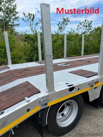 Remorque porte-engins surbaissée Möslein T 3-8,20 P VB H1  3 Achs Tieflader mit gerader Ladefläche 8,20 m, Neufahrzeug