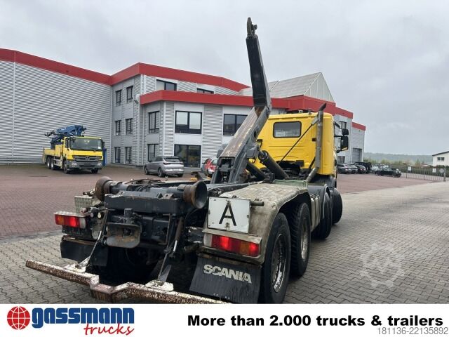 Tovornjak s kavljem za kontejnerje Scania G 480 CB 8x4