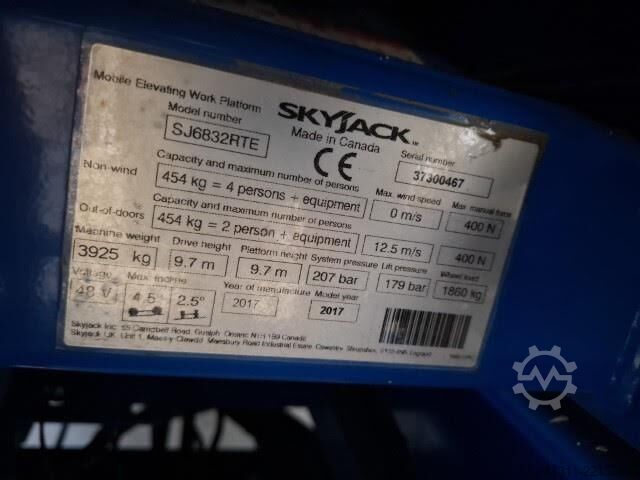 Ψαλίδι ανύψωσης SkyJack SJ6832 RTE