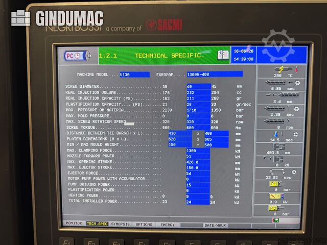 नेग्री बोसी 1300H-400 Negri Bossi 1300H-400