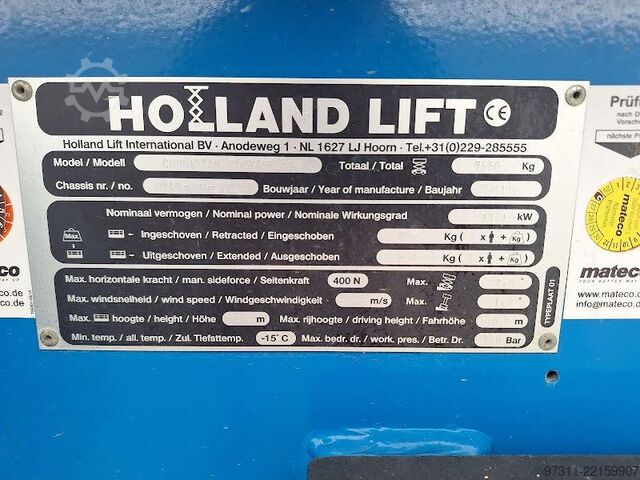 कैंची उठाओ Holland Lift N-140EL12