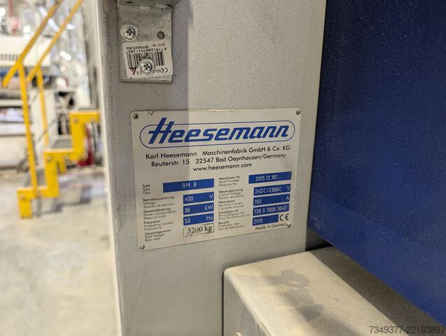 Lijadora de banda ancha Heesemann BM8