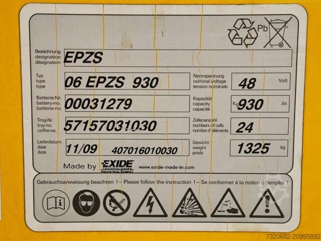 Bočni viljuškar Hubtex MQ 35 EL