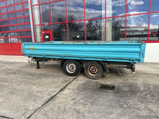 Самосвално ремарке Humbaur HTK 10 50 24  Tandem Kipper- Tieflader