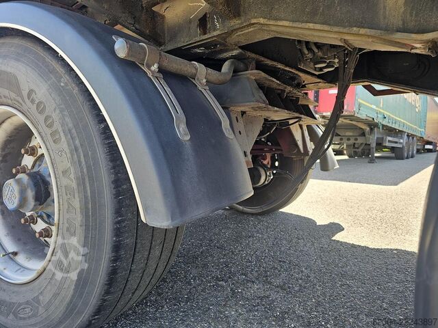 Flatbed PACTON t4-001 / 4 AXLE TRAILER /2 LIFT AXLES /2 STEERI...