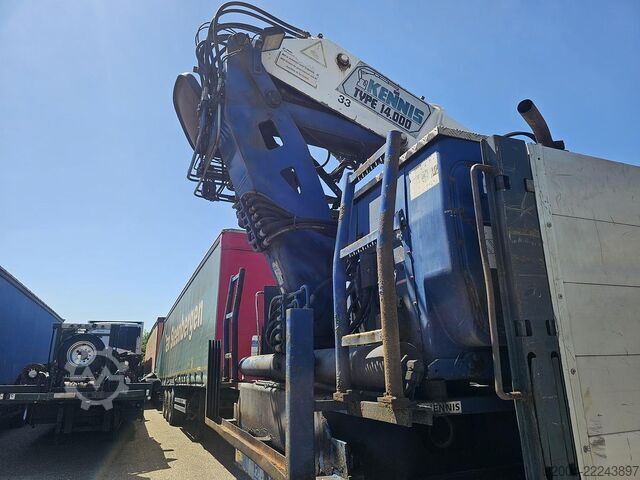 Flatbed PACTON t4-001 / 4 AXLE TRAILER /2 LIFT AXLES /2 STEERI...