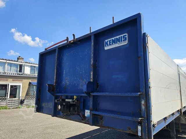 Flatbed PACTON t4-001 / 4 AXLE TRAILER /2 LIFT AXLES /2 STEERI...