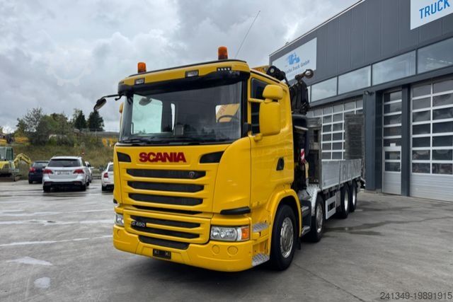Gru montata su autocarro SCANIA G490 8x4 Fassi 315-5 Taxi