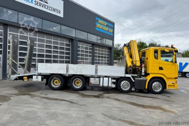 Gru montata su autocarro SCANIA G490 8x4 Fassi 315-5 Taxi