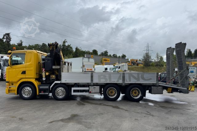 Gru montata su autocarro SCANIA G490 8x4 Fassi 315-5 Taxi