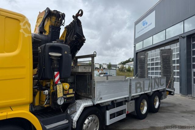 Gru montata su autocarro SCANIA G490 8x4 Fassi 315-5 Taxi