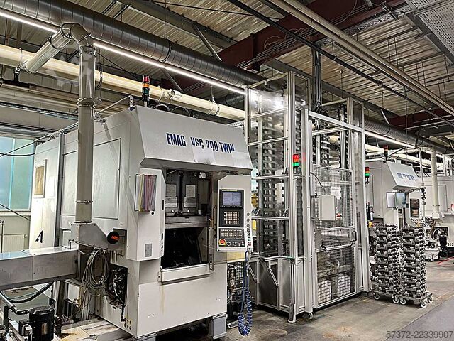 Вертикальный токарный станок с ЧПУ Emag VSC 200 Twin
