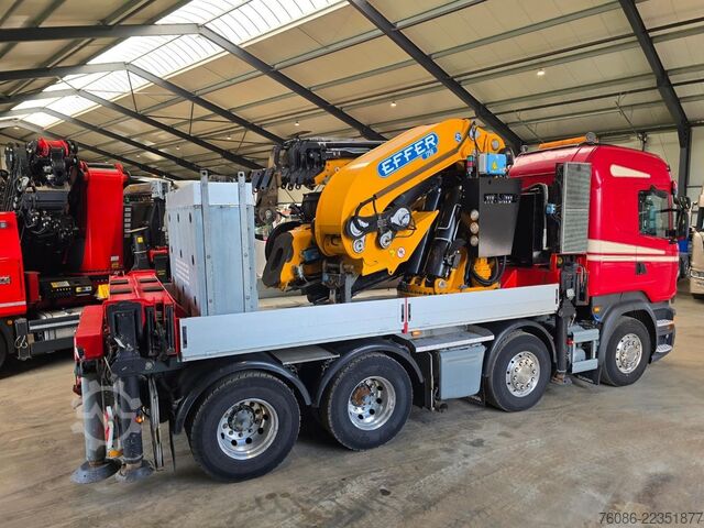 Vinç kamyonu Scania R490 EFFER JIB/LIER!!44METER LANGARM!!...