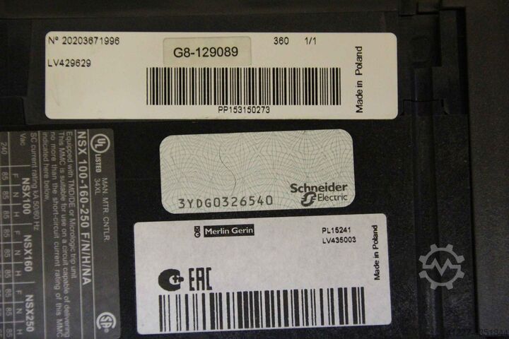 Jungtuvo Schneider Electric NSX 100 NA