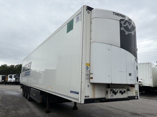 Tieflader-Sattelauflieger KRONE KüHLAUFLIEGER,  THERMO KING SLXI 400, SAF-ACHSEN, DOPPELSTOCK