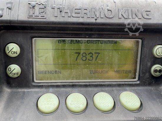 Tieflader-Sattelauflieger KRONE KüHLAUFLIEGER,  THERMO KING SLXI 400, SAF-ACHSEN, DOPPELSTOCK