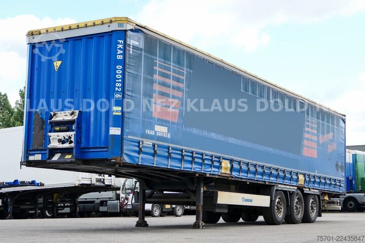 Semirremolque abierto con toldo KRONE SD Pritsche Plane BPW-Achsen Scheibenbremsen