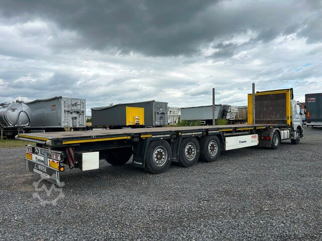 Semirremolque con plataforma de trabajo KRONE Stahlmatten Auflieger