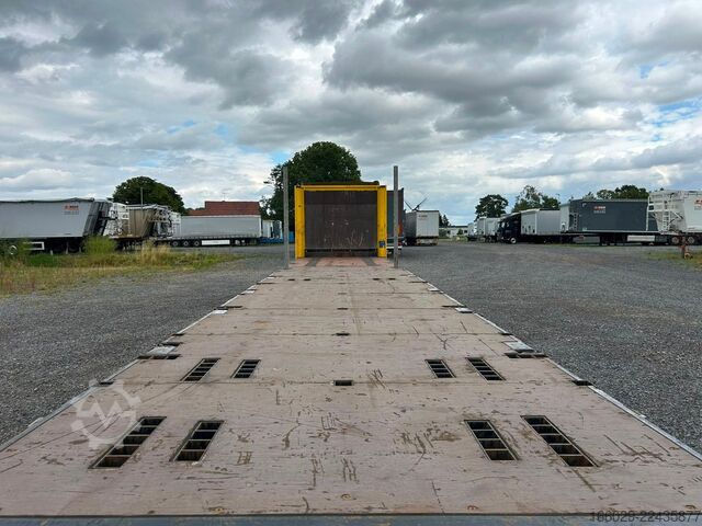 Semirremolque con plataforma de trabajo KRONE Stahlmatten Auflieger