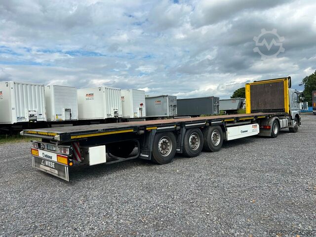 Semirremolque con plataforma de trabajo KRONE Stahlmatten Auflieger